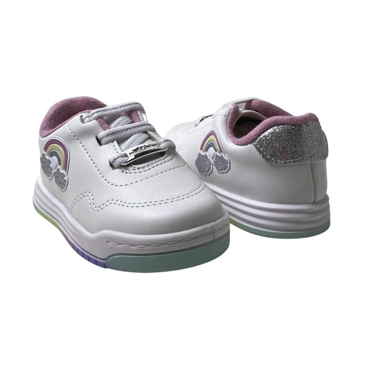 Tênis Molekinha Infantil Menina 2745202 Branco Branco 5