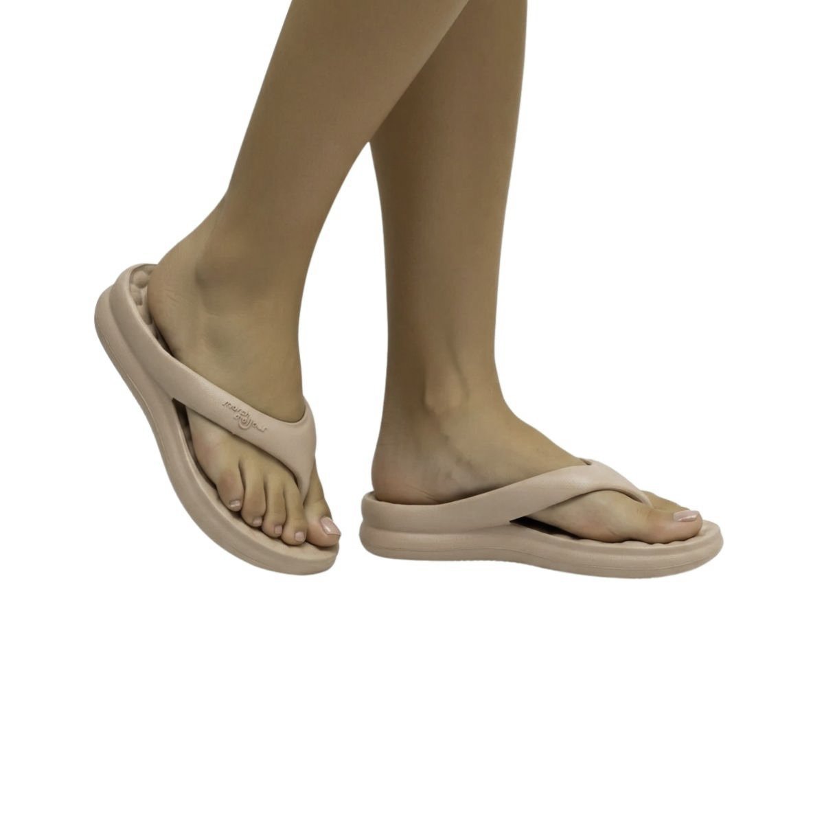 Chinelo Marshmallow Piccadilly Feminino C224003 Bege Bege 2