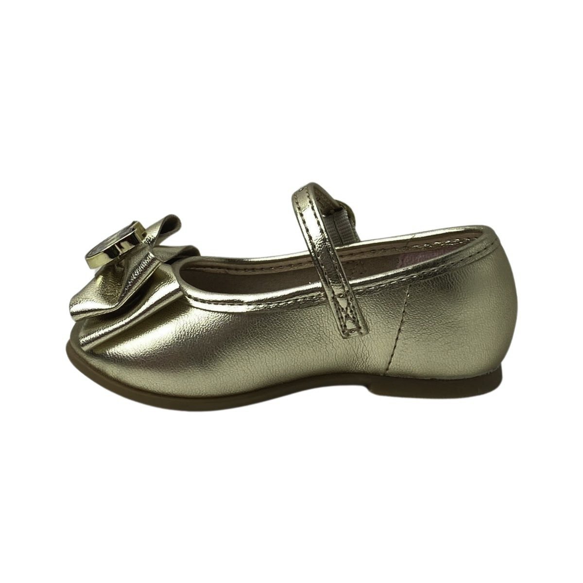 Sapatilha Molekinha Infantil Menina 21061078 Dourada Dourado 3