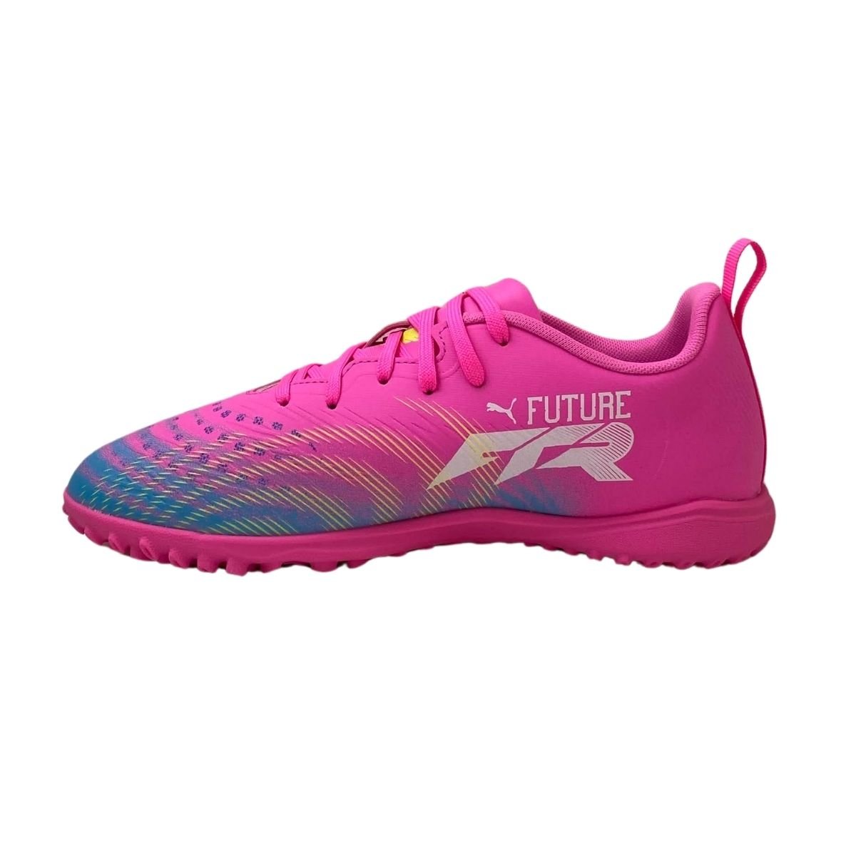Chuteira Society Future 9 Play Puma Infantil Menino 108929 Rosa Rosa 3