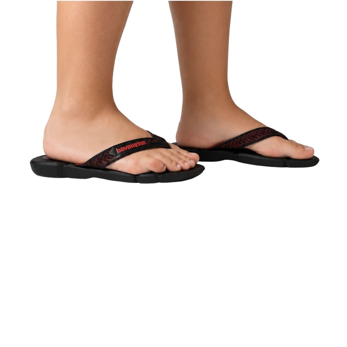 Chinelo Havaianas Power Masculino 4145492 Preto/Vermelho Preto/Vermelho 2