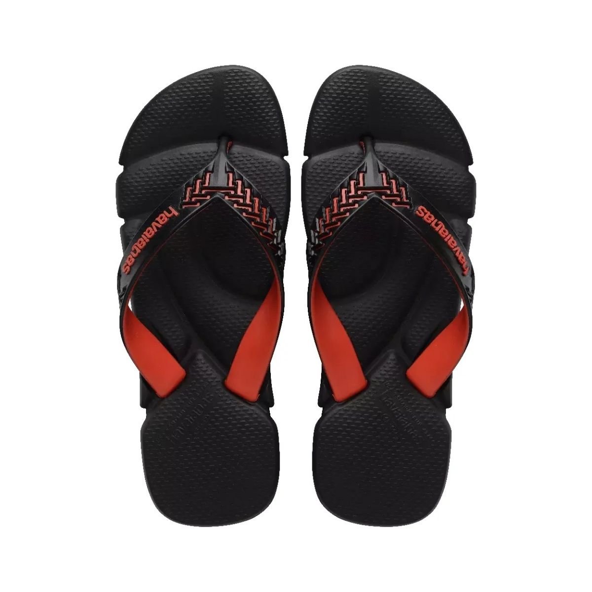 Chinelo Havaianas Power Masculino 4145492 Preto/Vermelho Preto/Vermelho 3