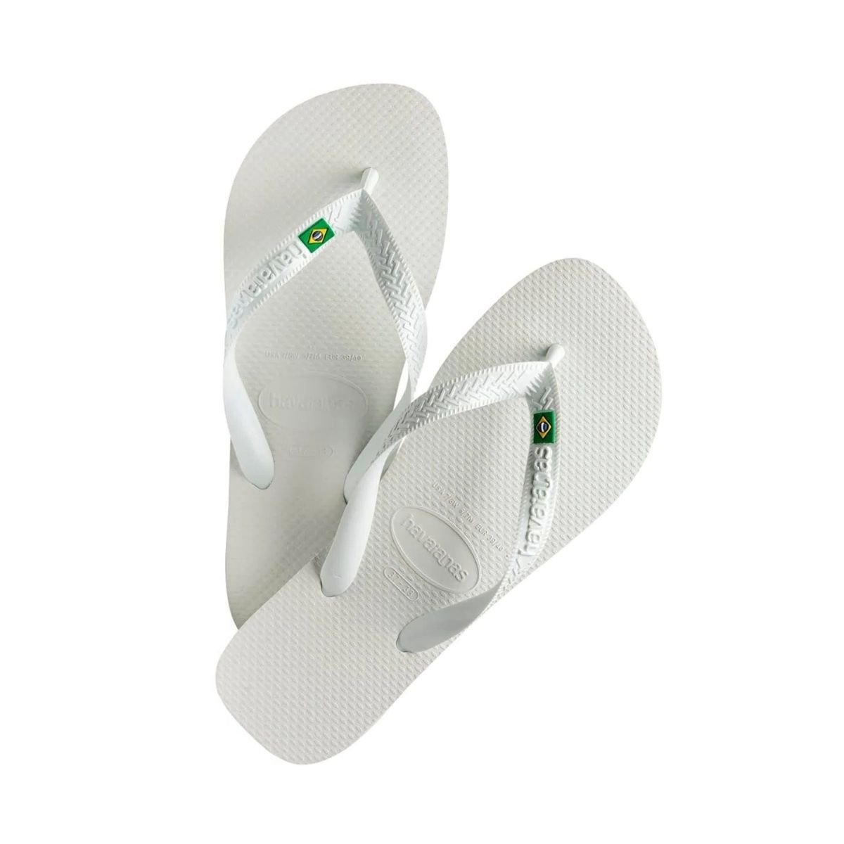 Chinelo Havaianas Brasil Masculino 4000032 Branco Branco 4