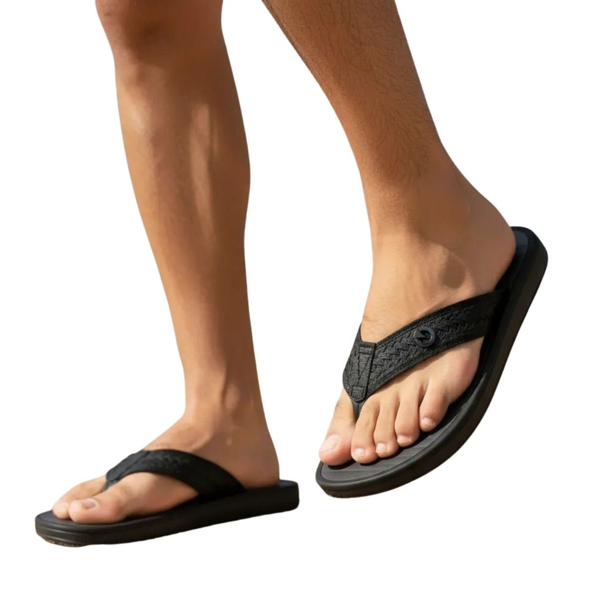 Chinelo Cartago Coimbra Masculino 12654 Preto Preto 2