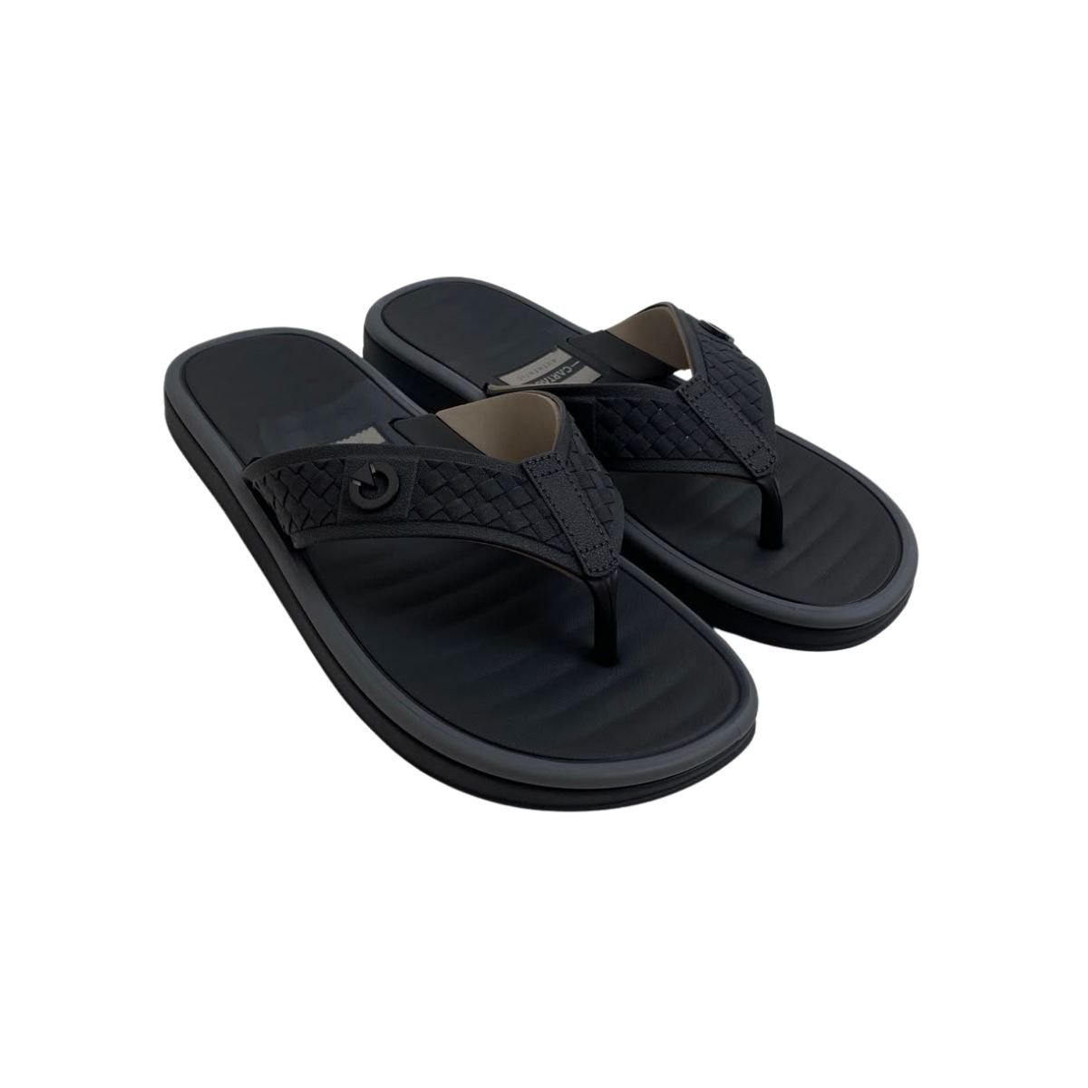 Chinelo Cartago Coimbra Masculino 12654 Preto Preto 4