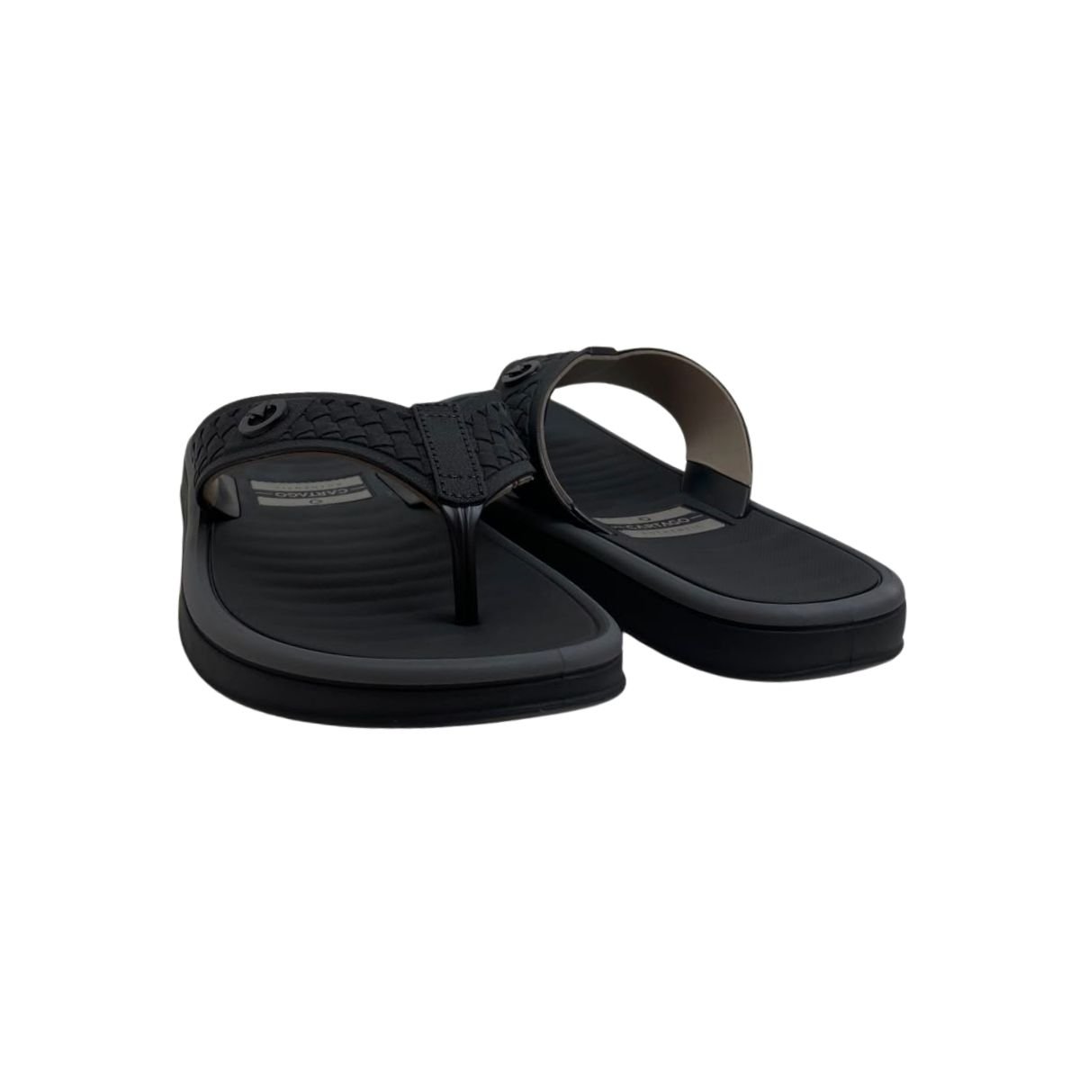Chinelo Cartago Coimbra Masculino 12654 Preto Preto 5