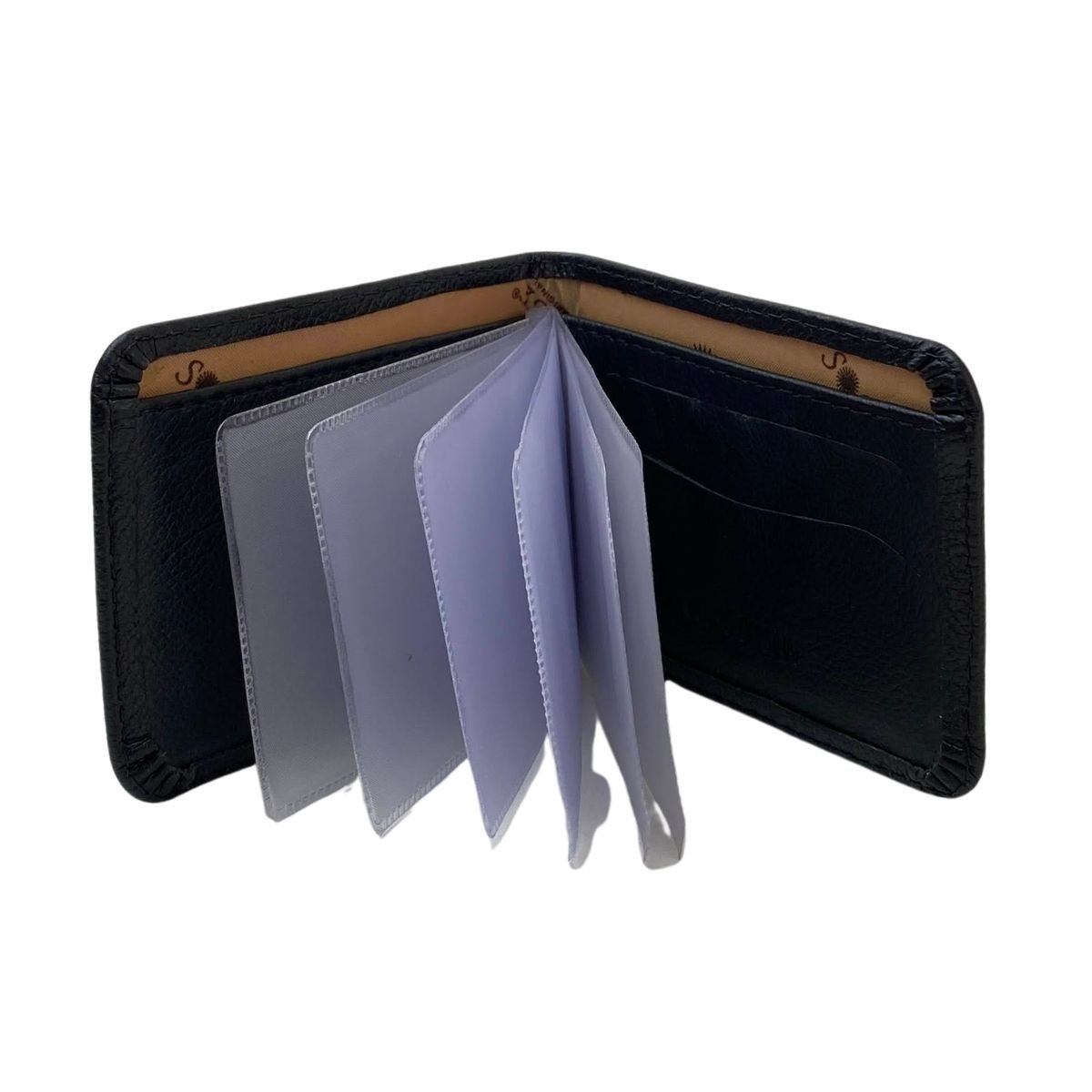 Carteira Couro Solinge Masculina PC1 Preta Preto 3
