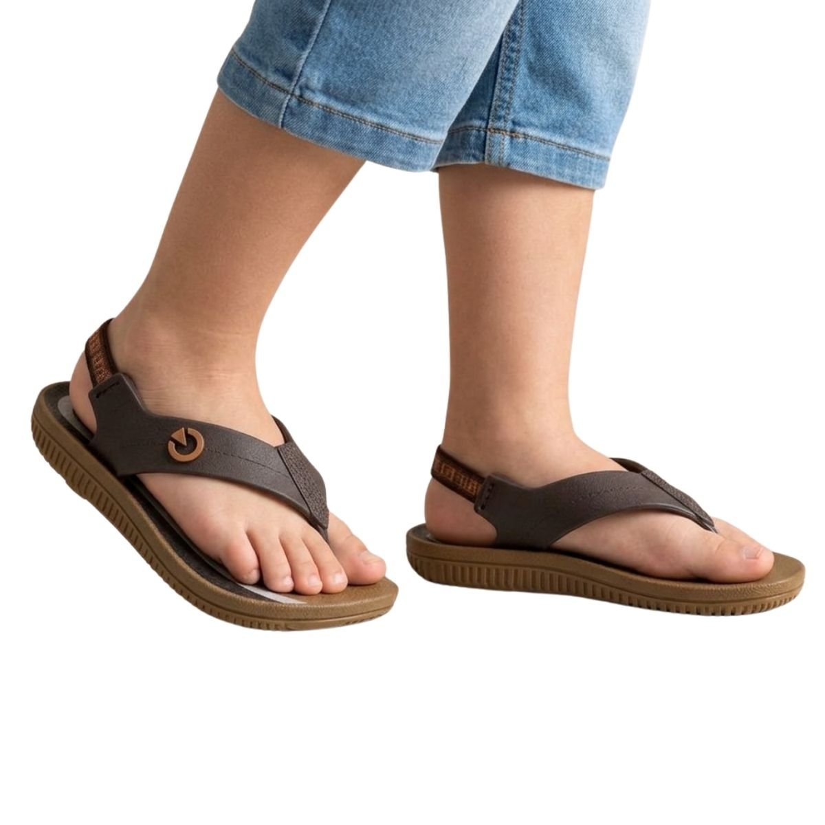Chinelo Cartago Atlanta Infantil Menino 12256 Marrom Marrom 2