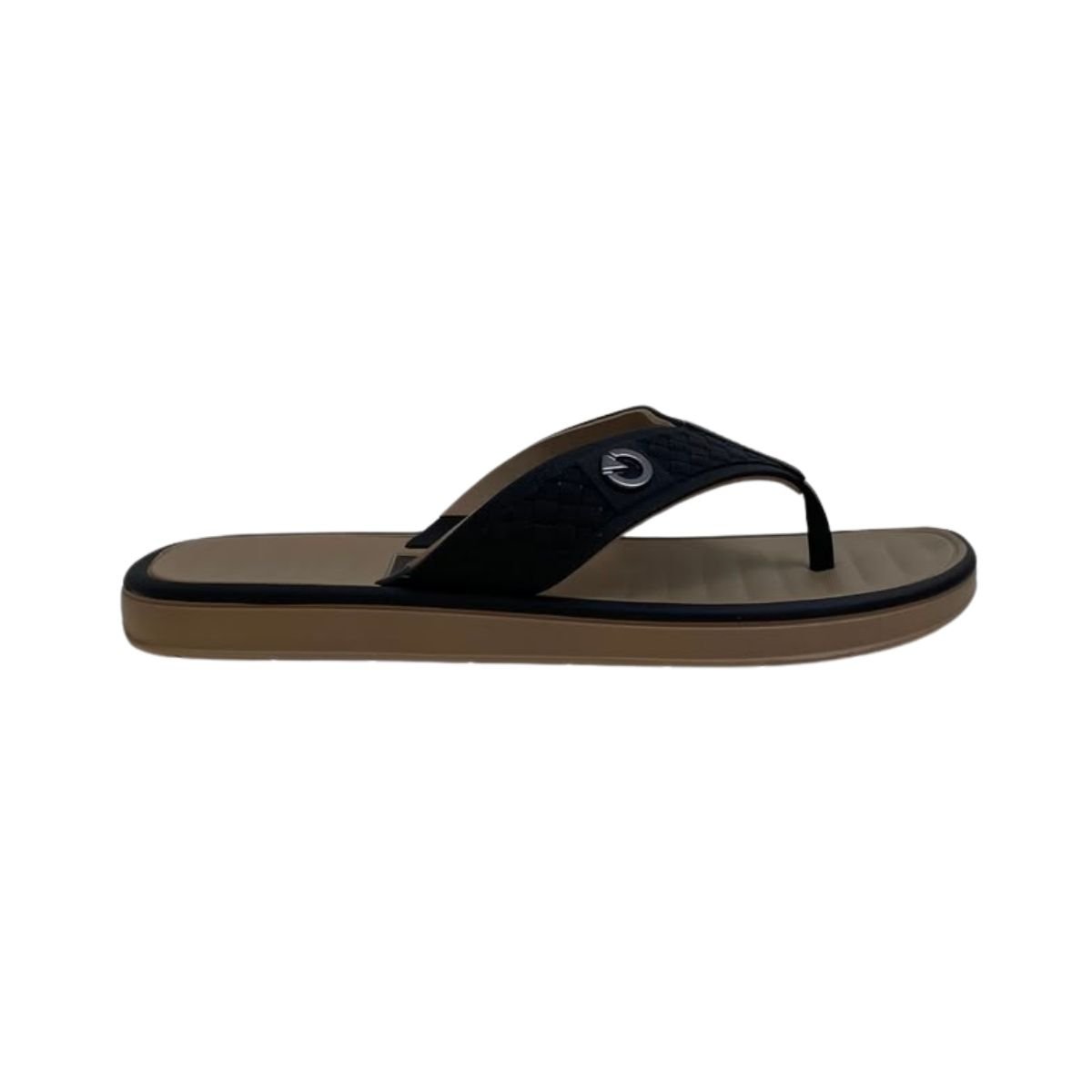 Chinelo Cartago Coimbra Masculino 12654 Bege / Preto