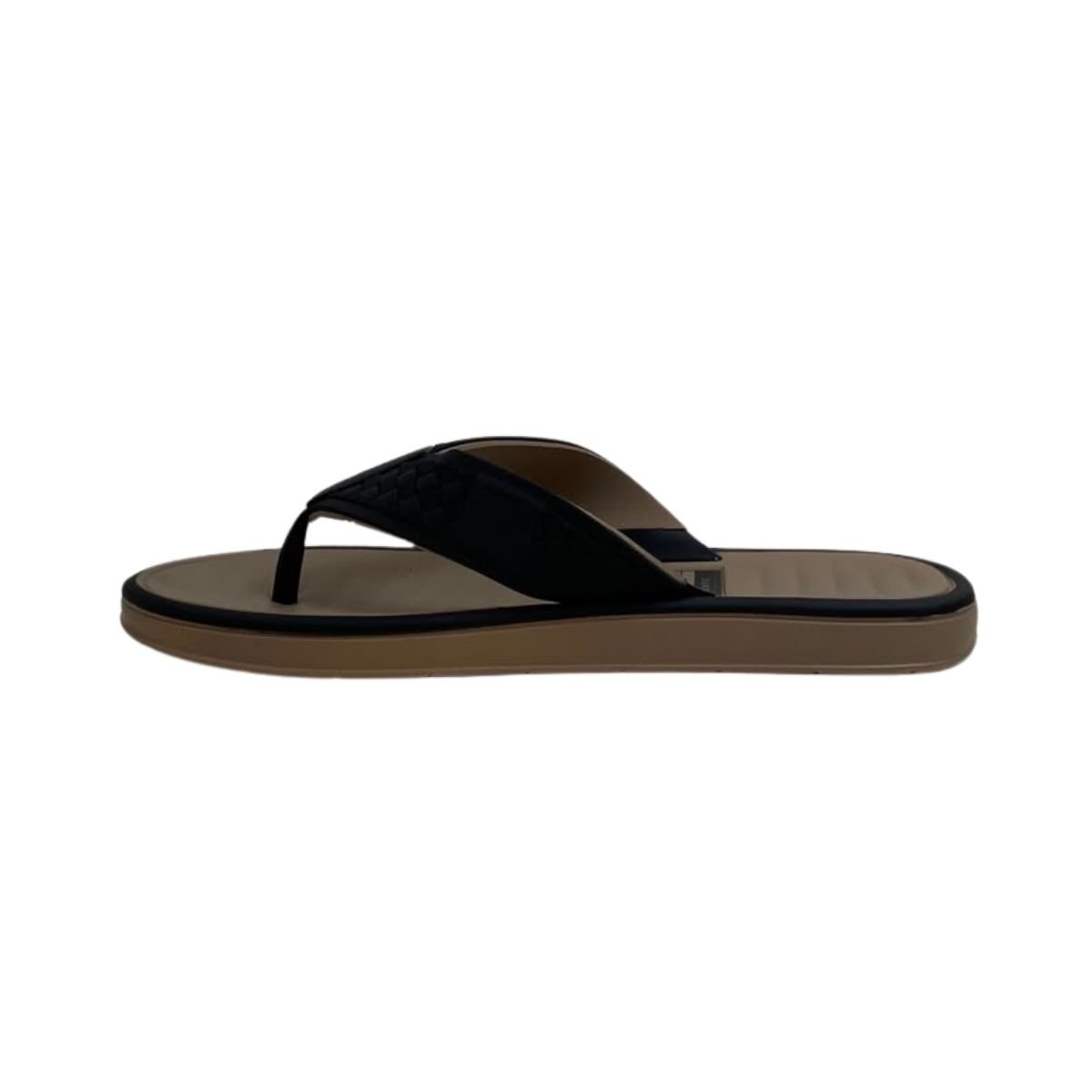 Chinelo Cartago Coimbra Masculino 12654 Bege / Preto Preto 3
