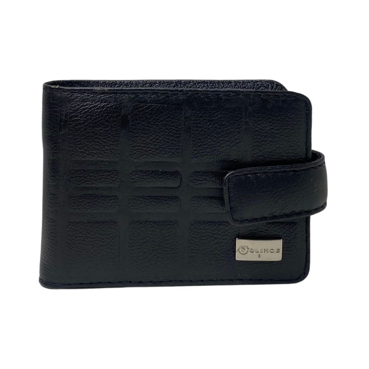 Carteira Couro Solinge Masculina 025SO Preta