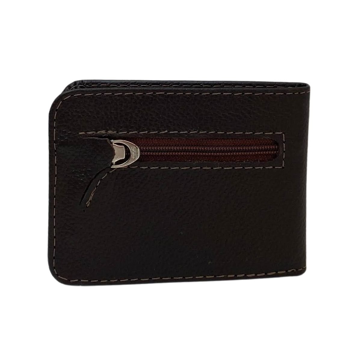 Carteira Couro Solinge Masculina PC1 Marrom Marrom 2