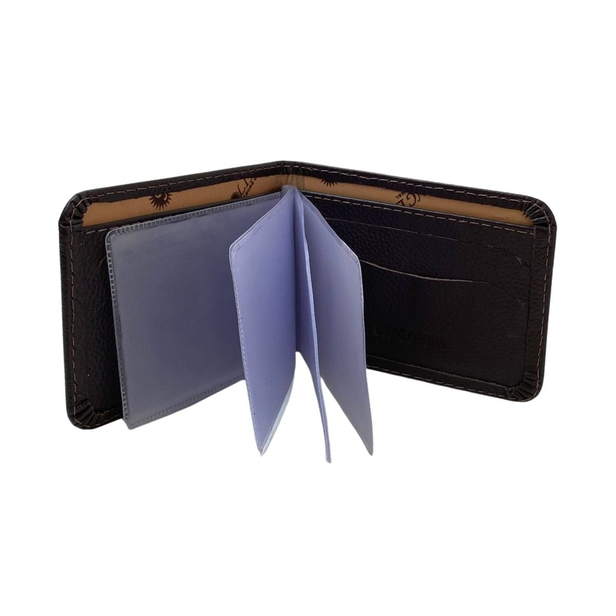 Carteira Couro Solinge Masculina PC1 Marrom Marrom 3