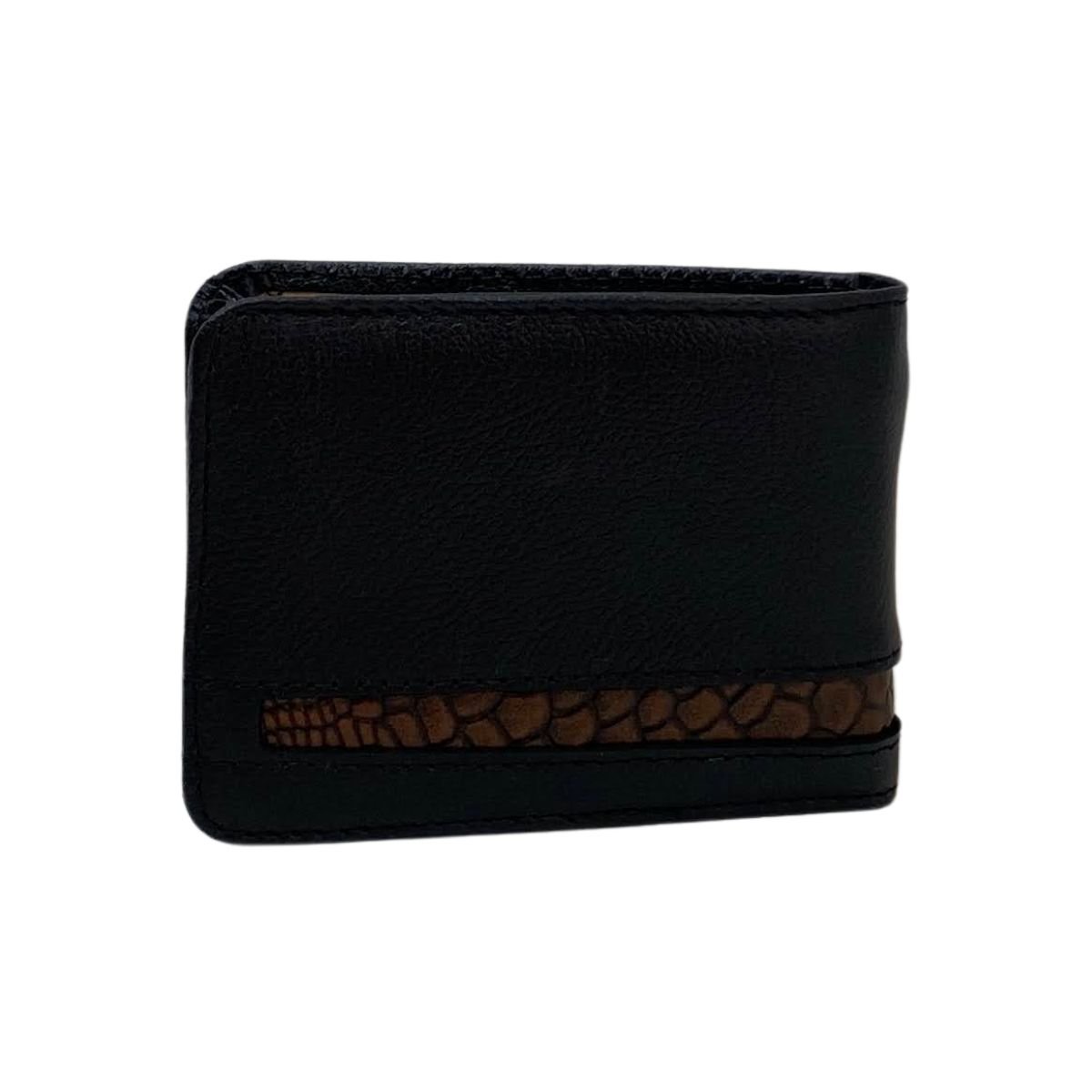 Carteira Couro Solinge Masculina 018SO Preta Preto 2