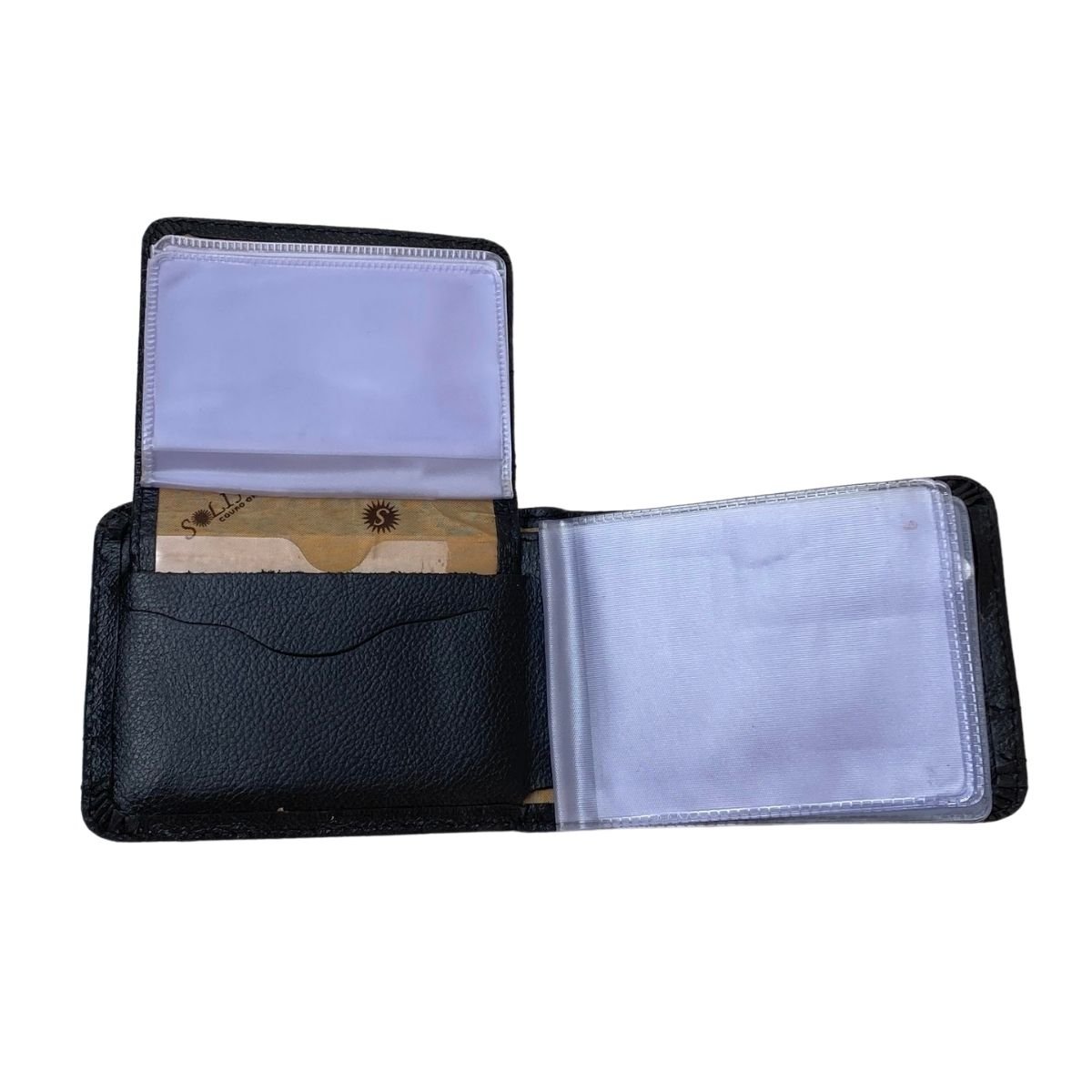 Carteira Couro Solinge Masculina 018SO Preta Preto 4