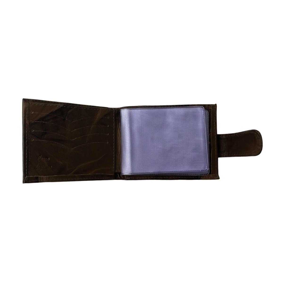 Carteira Couro Original Designer Masculina 011OD Marrom Marrom 4