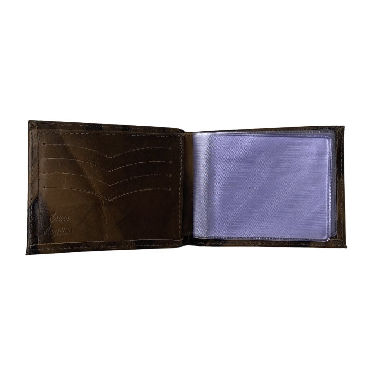 Carteira Couro Original Designer Masculina 006OD Marrom Marrom 4