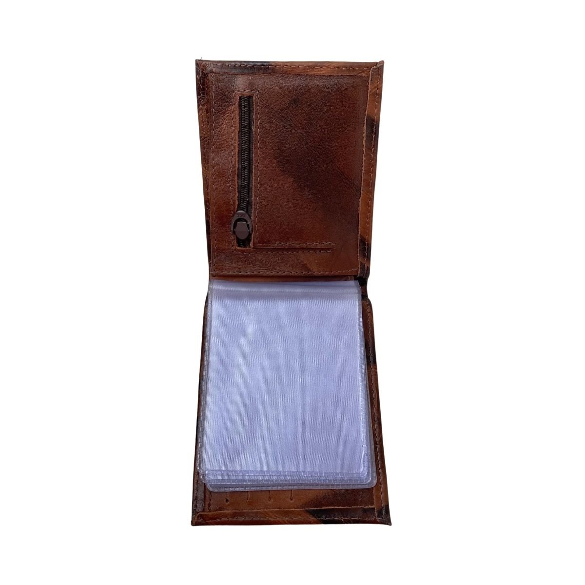 Carteira Couro Original Designer Masculina 006OD Marrom Marrom 5