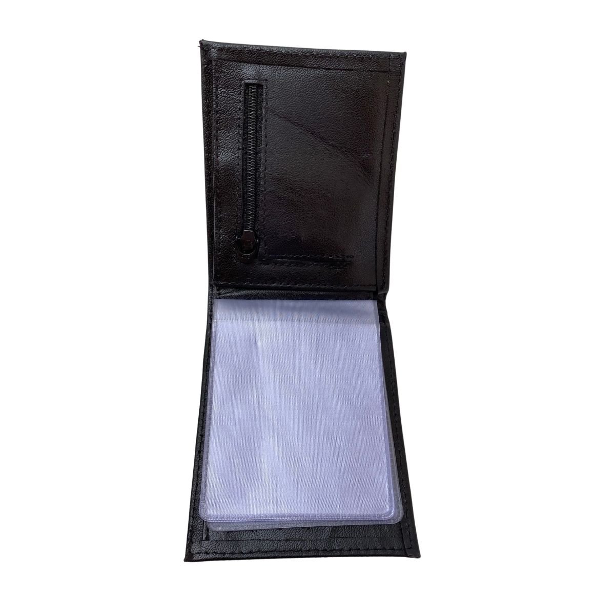 Carteira Couro Original Designer Masculina 006OD Preta Preto 5