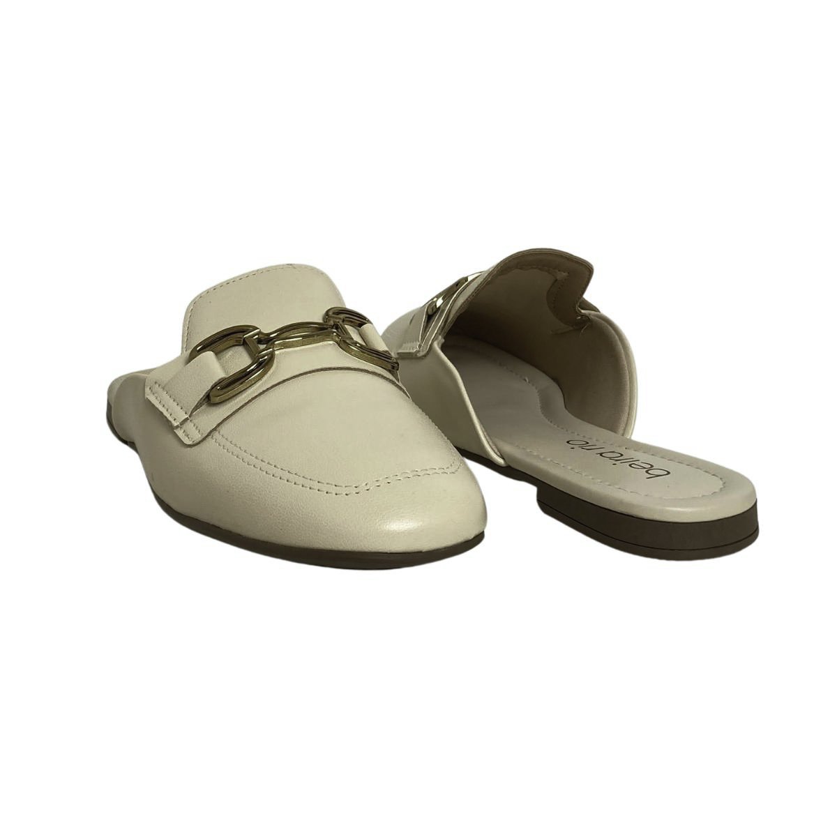Mule Beira Rio Feminino 4323100 Creme Branco 5