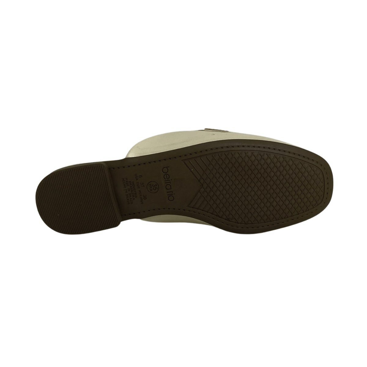 Mule Beira Rio Feminino 4323100 Creme Branco 6