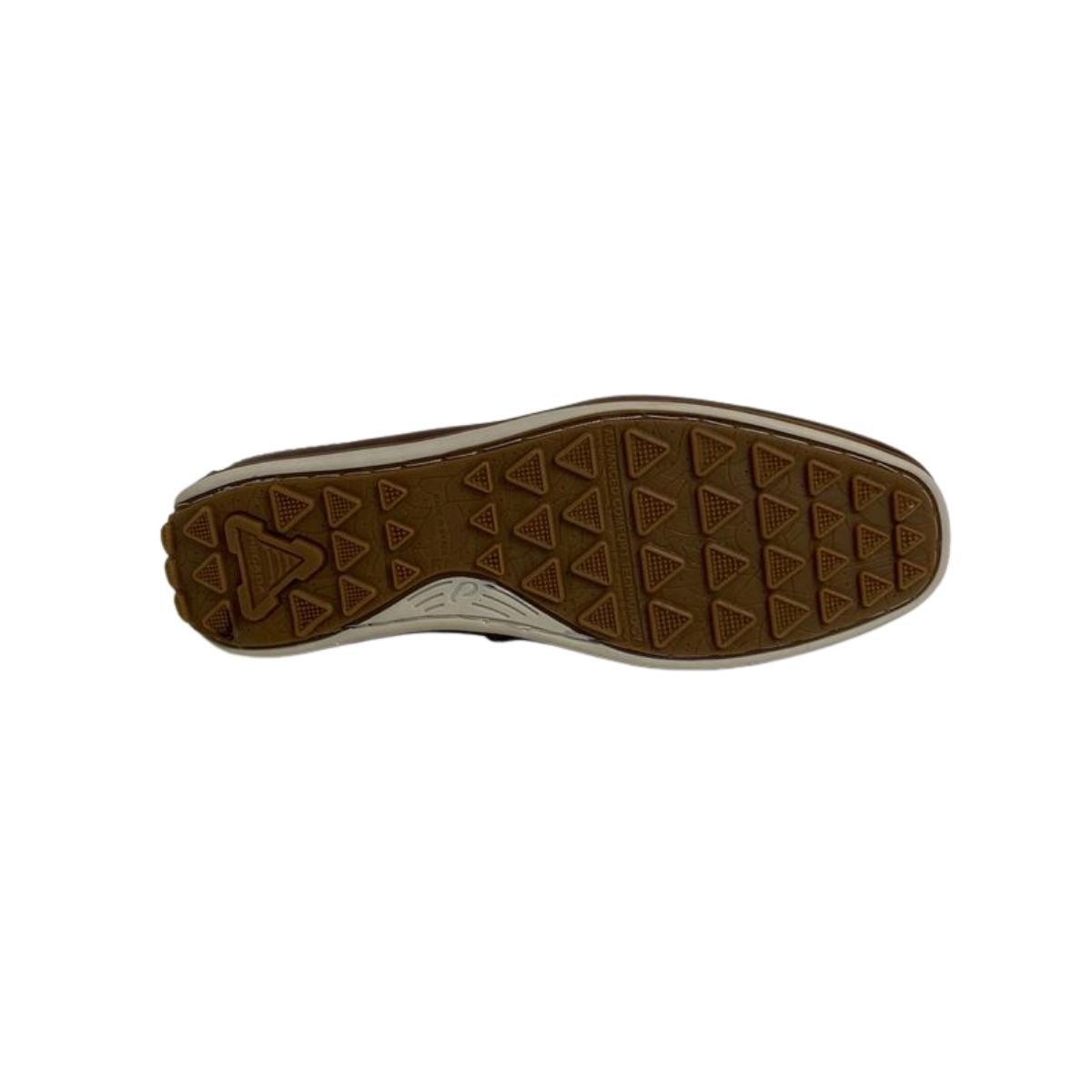 Mocassim Couro Pegada Masculina 142009 Marrom Marrom 6