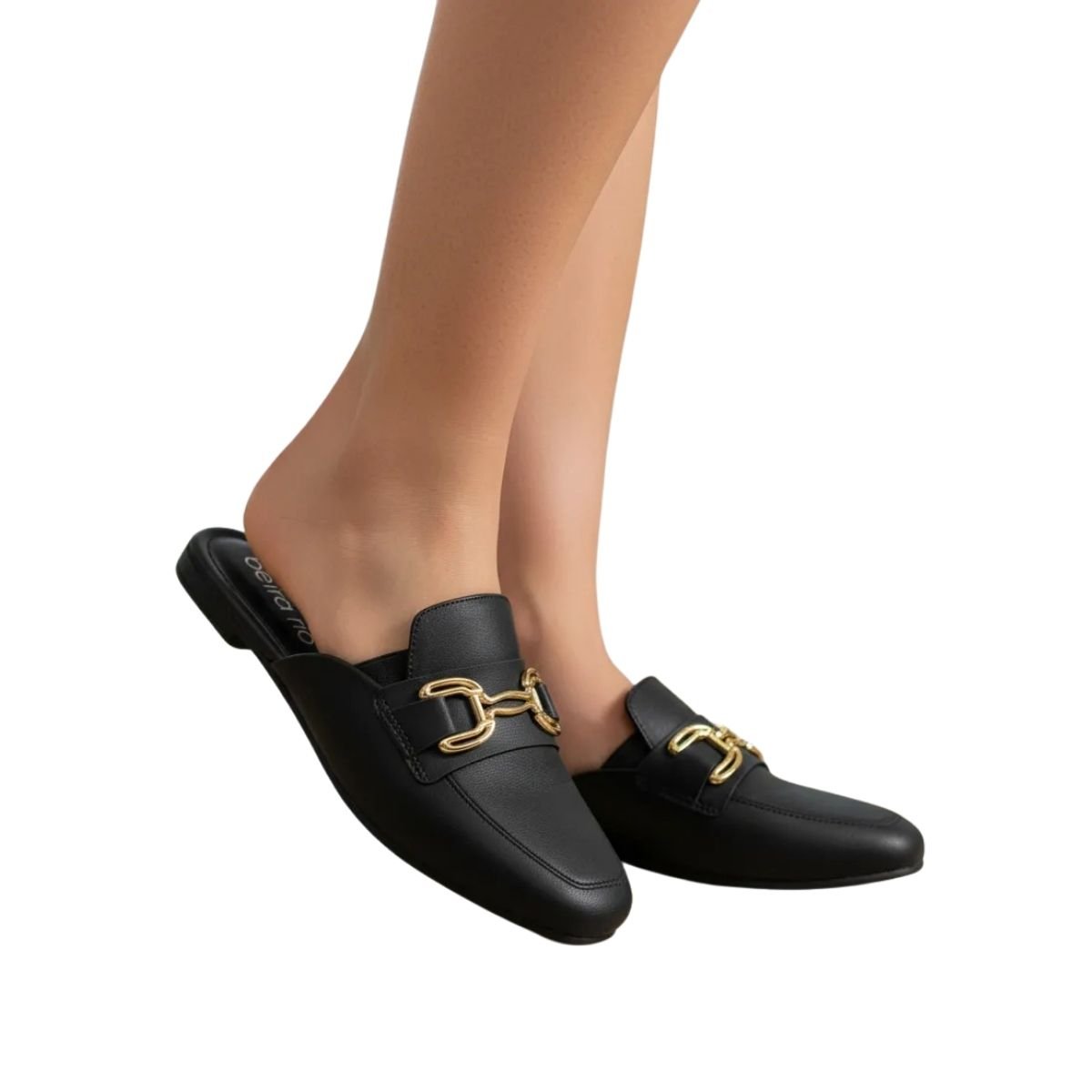Mule Beira Rio Feminino 4323100 Preto Preto 2