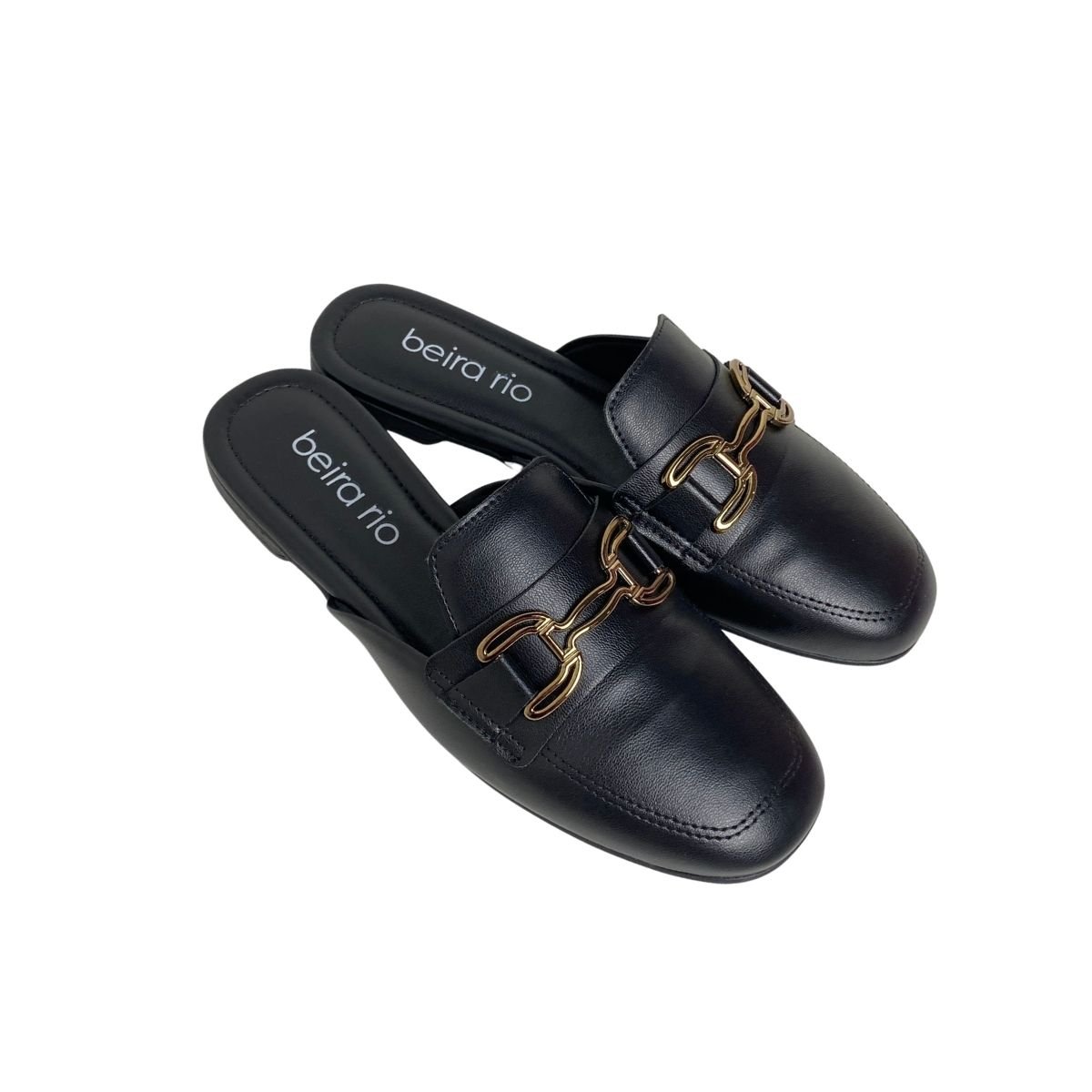 Mule Beira Rio Feminino 4323100 Preto Preto 4