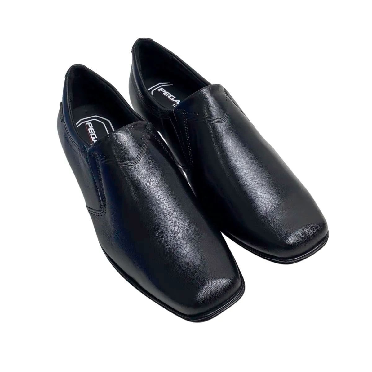 Sapato Couro Pegada Masculino 122318 Preto Preto 4