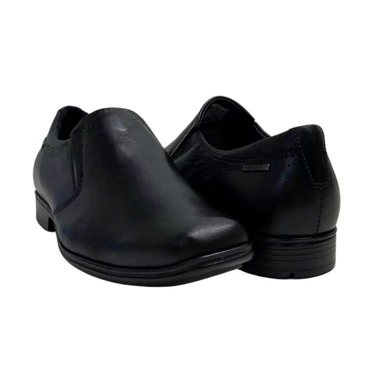 Sapato Couro Pegada Masculino 122318 Preto Preto 5
