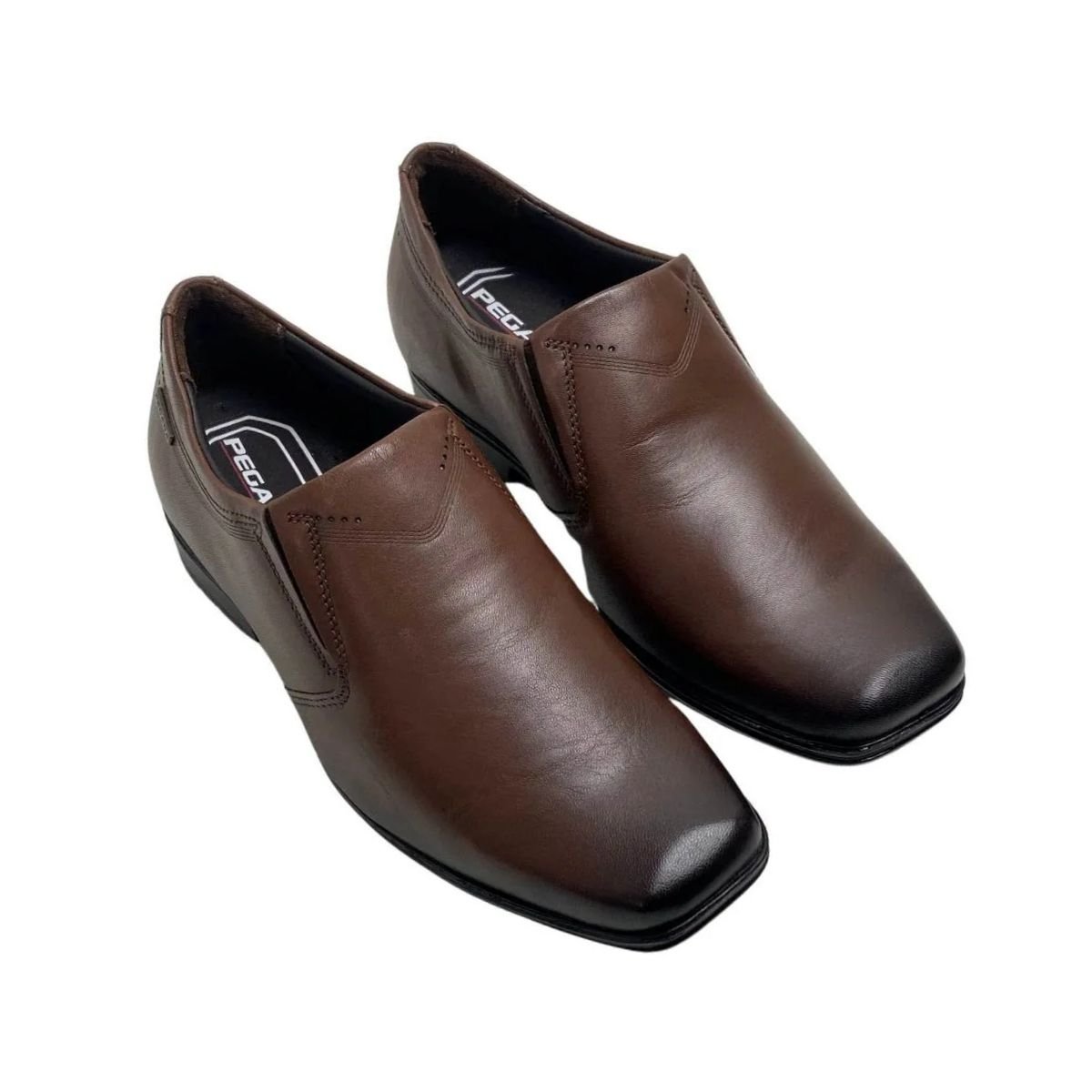 Sapato Couro Pegada Masculino 122318 Marrom Marrom 4