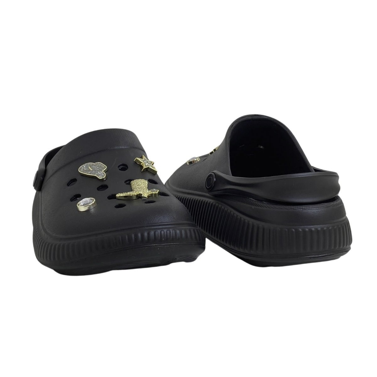 Babuche Moleca Feminino 5832314 Preto Preto 6