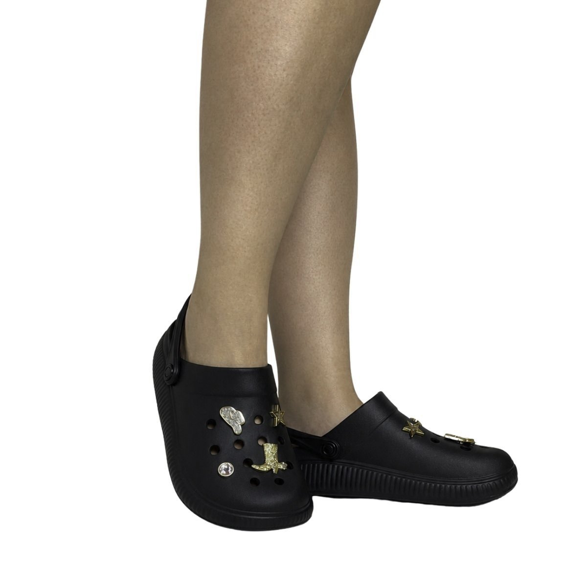 Babuche Moleca Feminino 5832314 Preto Preto 2