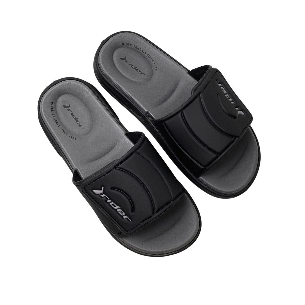Chinelo Soft Plus Rider Masculino 12529 Preto Preto 4