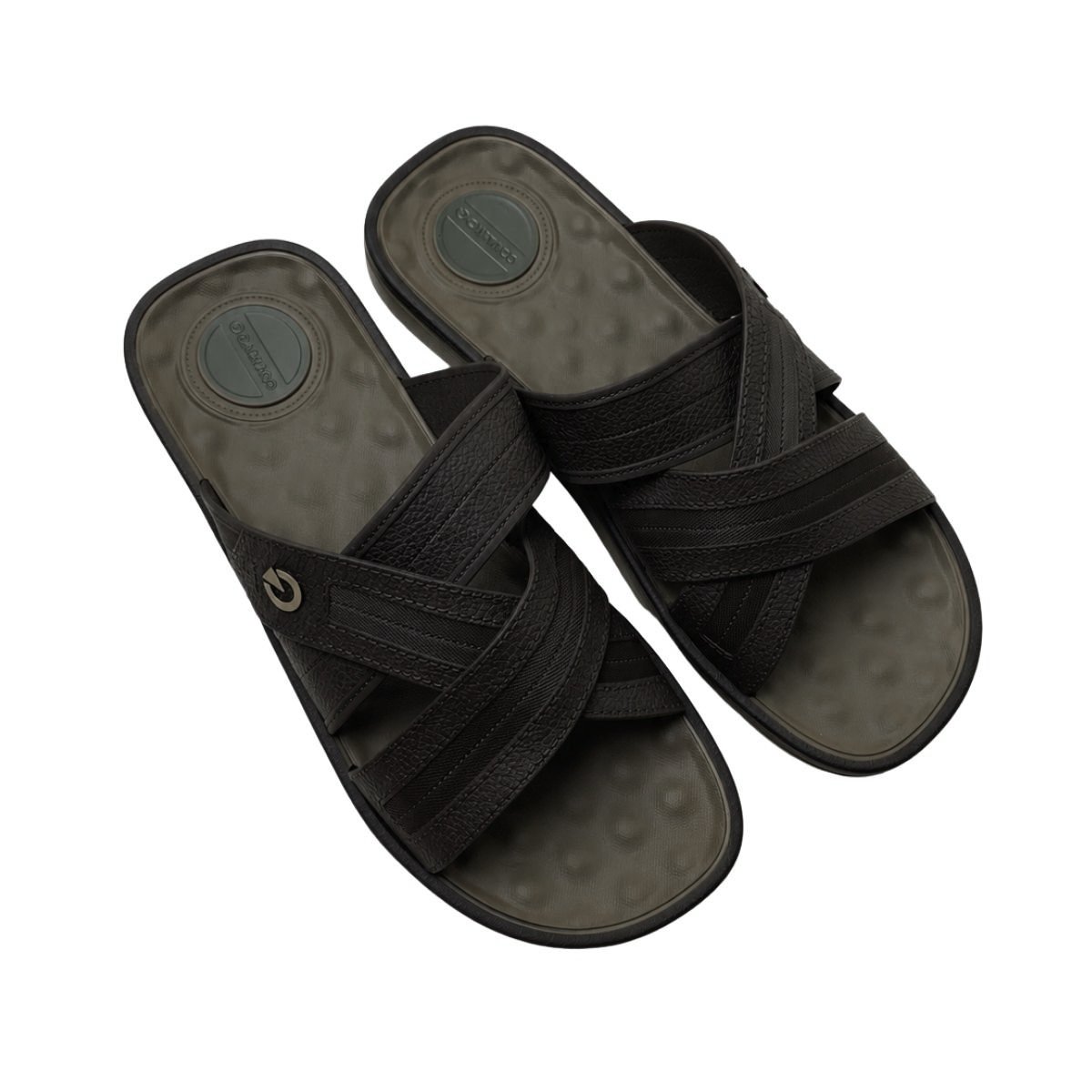 Chinelo Alabama Sl Cartago Masculino 12203 Marrom Escuro Marrom 4