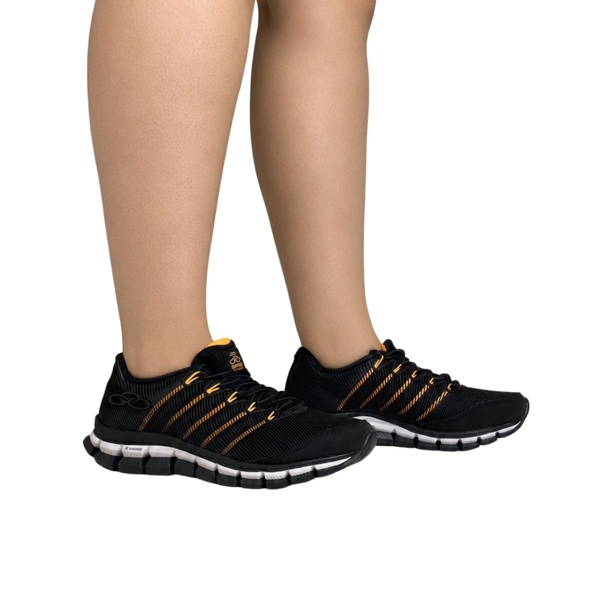 Tênis Dynamic 343 Olympikus Masculino DYNAMIC343M Preto/Amarelo Preto/Amarelo 2