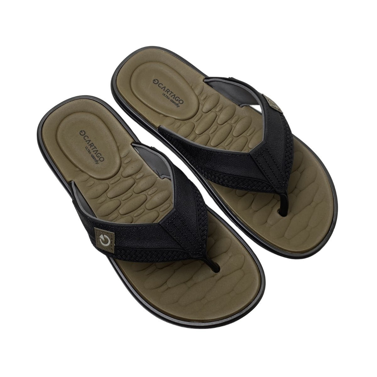 Chinelo Malta VII Cartago Masculino 12620 Preto Preto 4