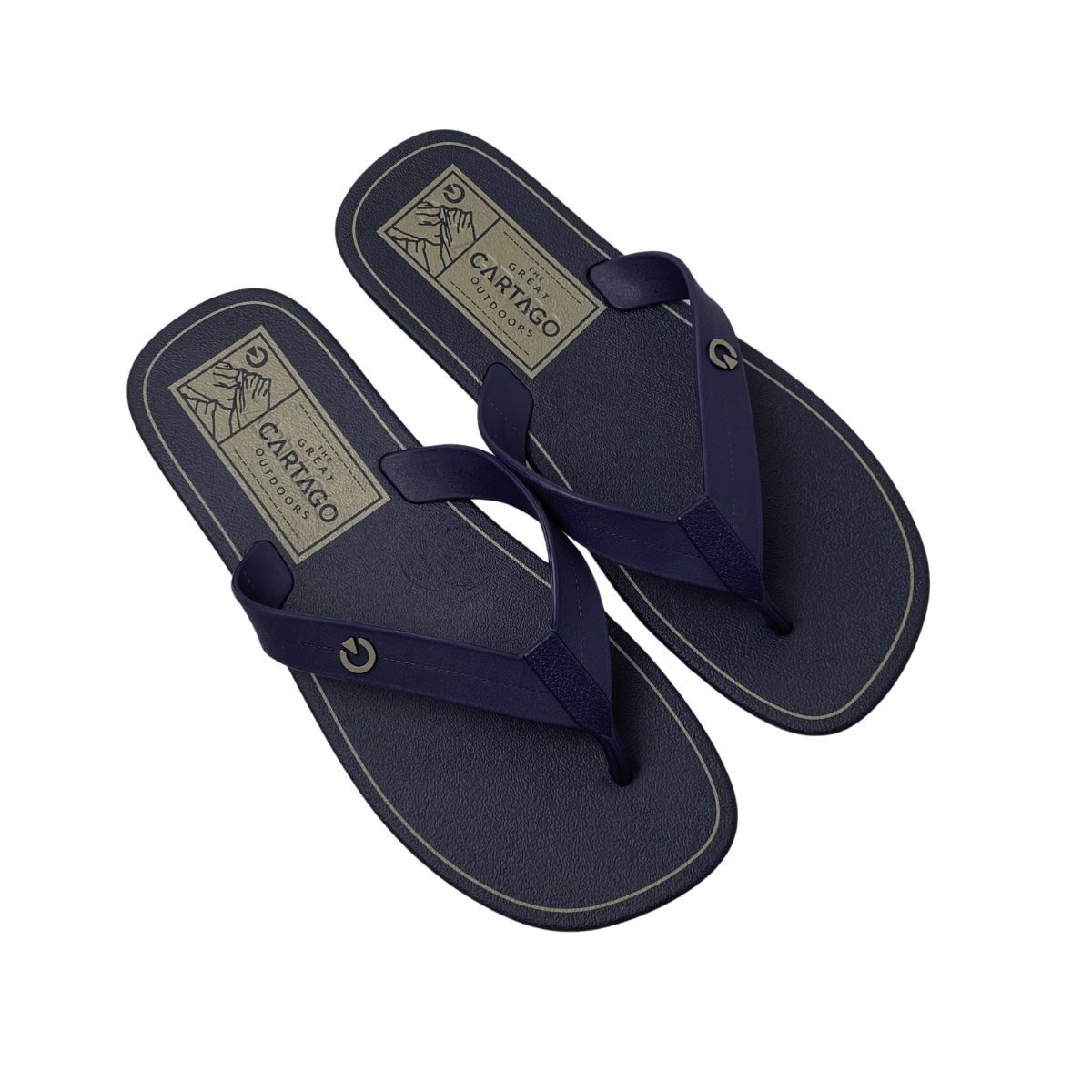 Chinelo Atlanta Cartago Masculino 11840 Azul Azul 4