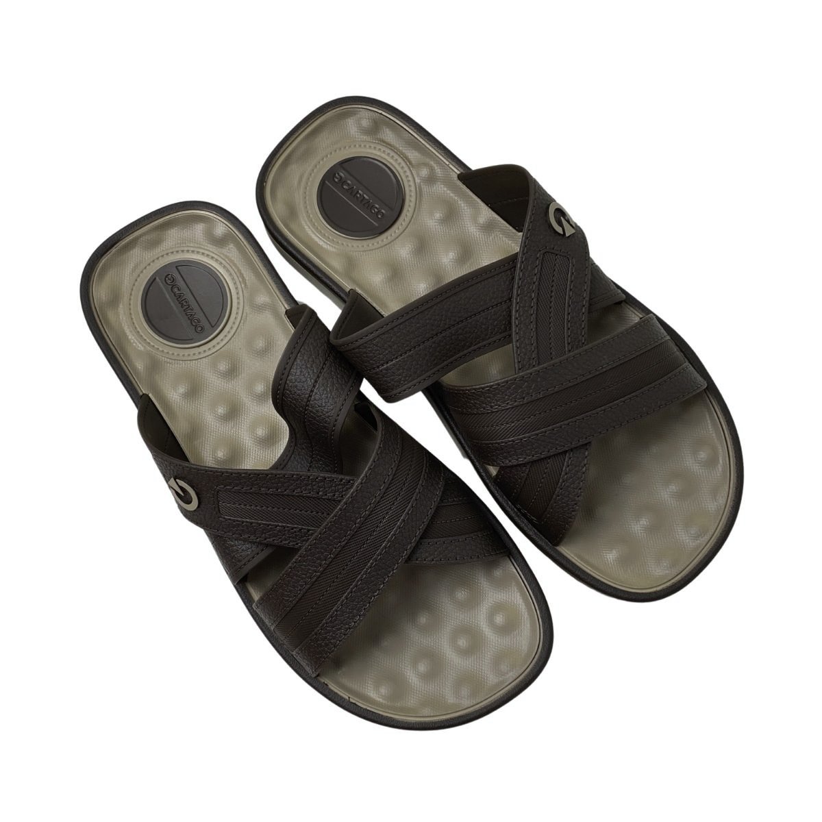 Chinelo Alabama Sl Cartago Masculino 12203 Marrom Marrom 4