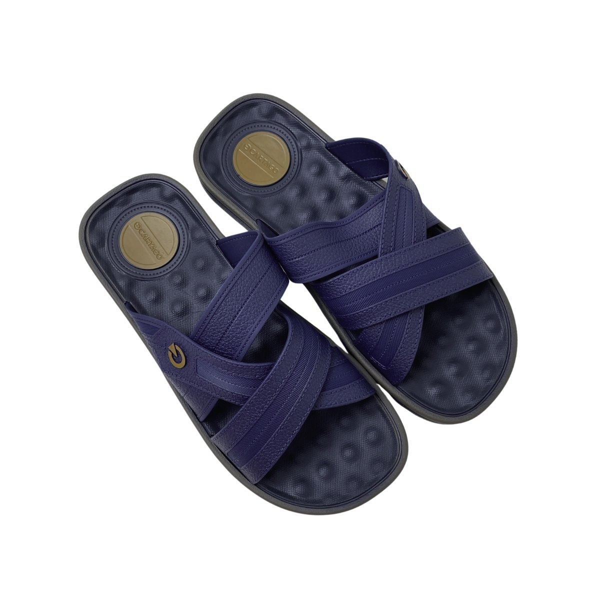 Chinelo Alabama Sl Cartago Masculino 12203 Azul Azul 4