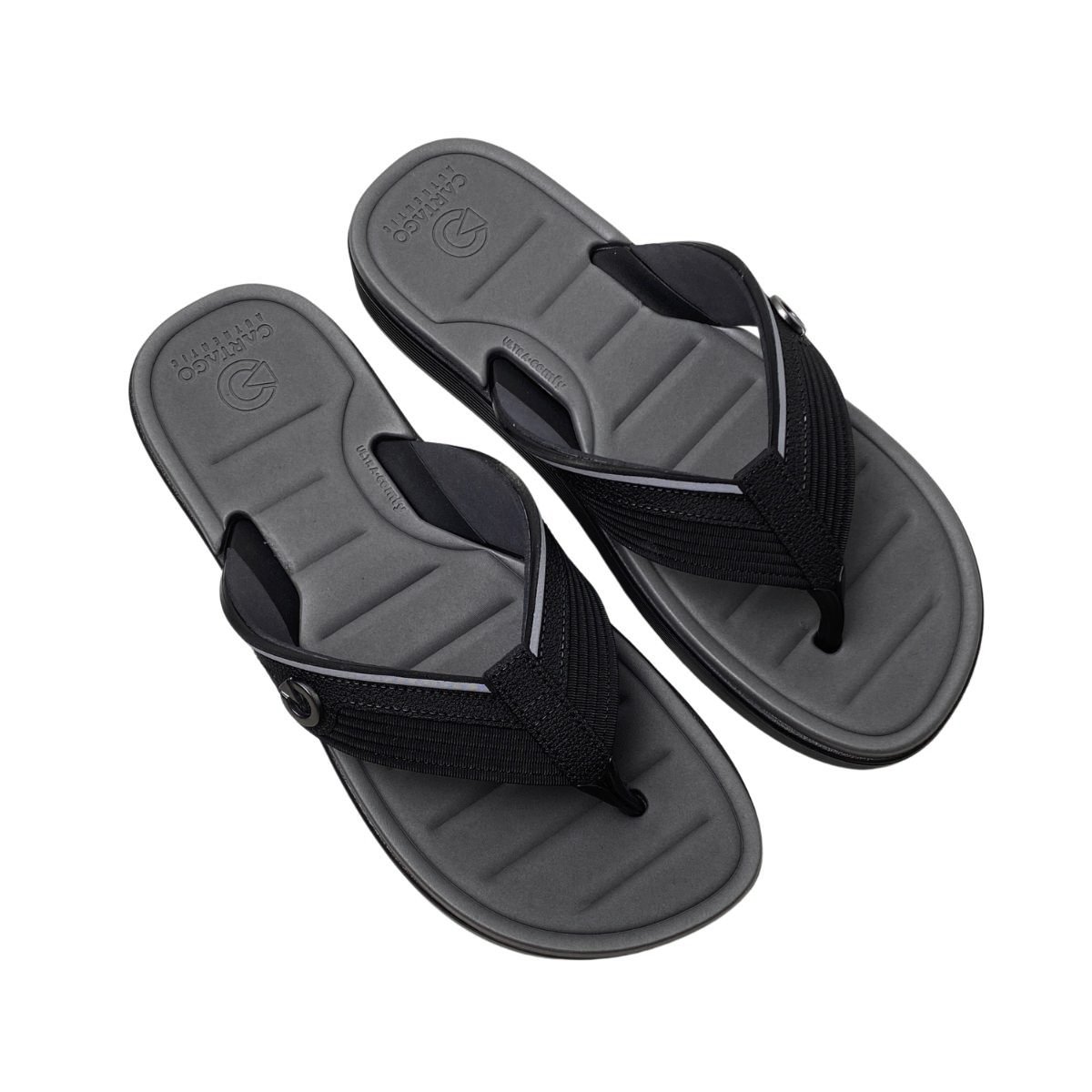 Chinelo Andorra Cartago Masculino 12656 Preto Preto 4