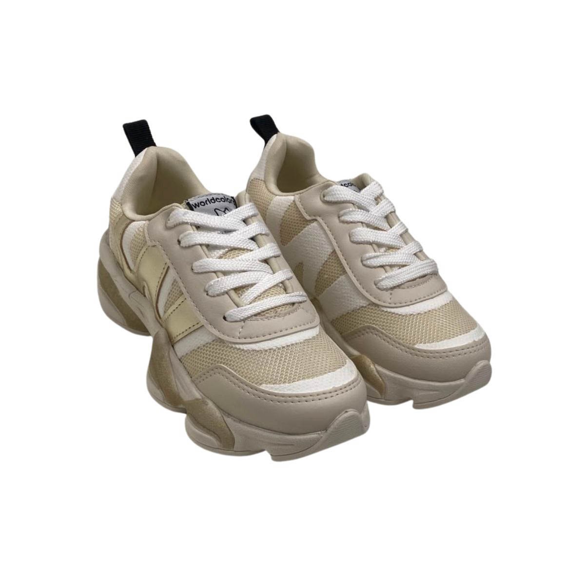 Tênis Worldcolors Infantil Menina 101013000 Off White Off White 4