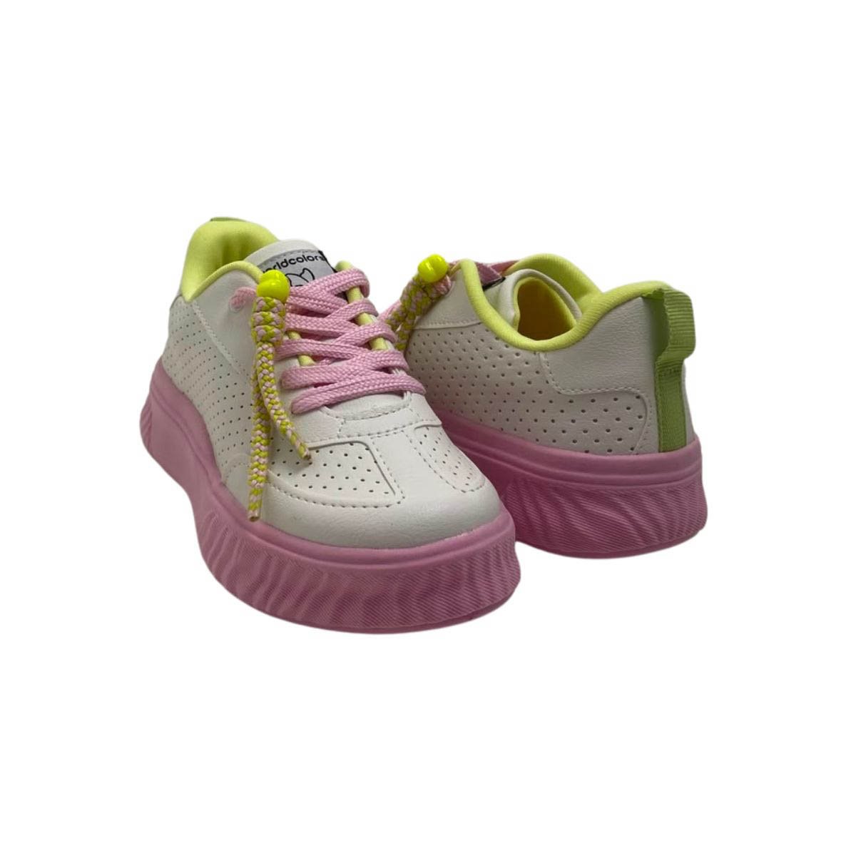 Tenis Worldcolors Infantil Menina 102017000 Branco Branco 5