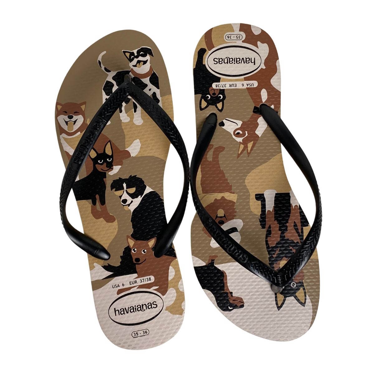 Chinelo Havaianas Feminino 4132567 Preto Preto 5