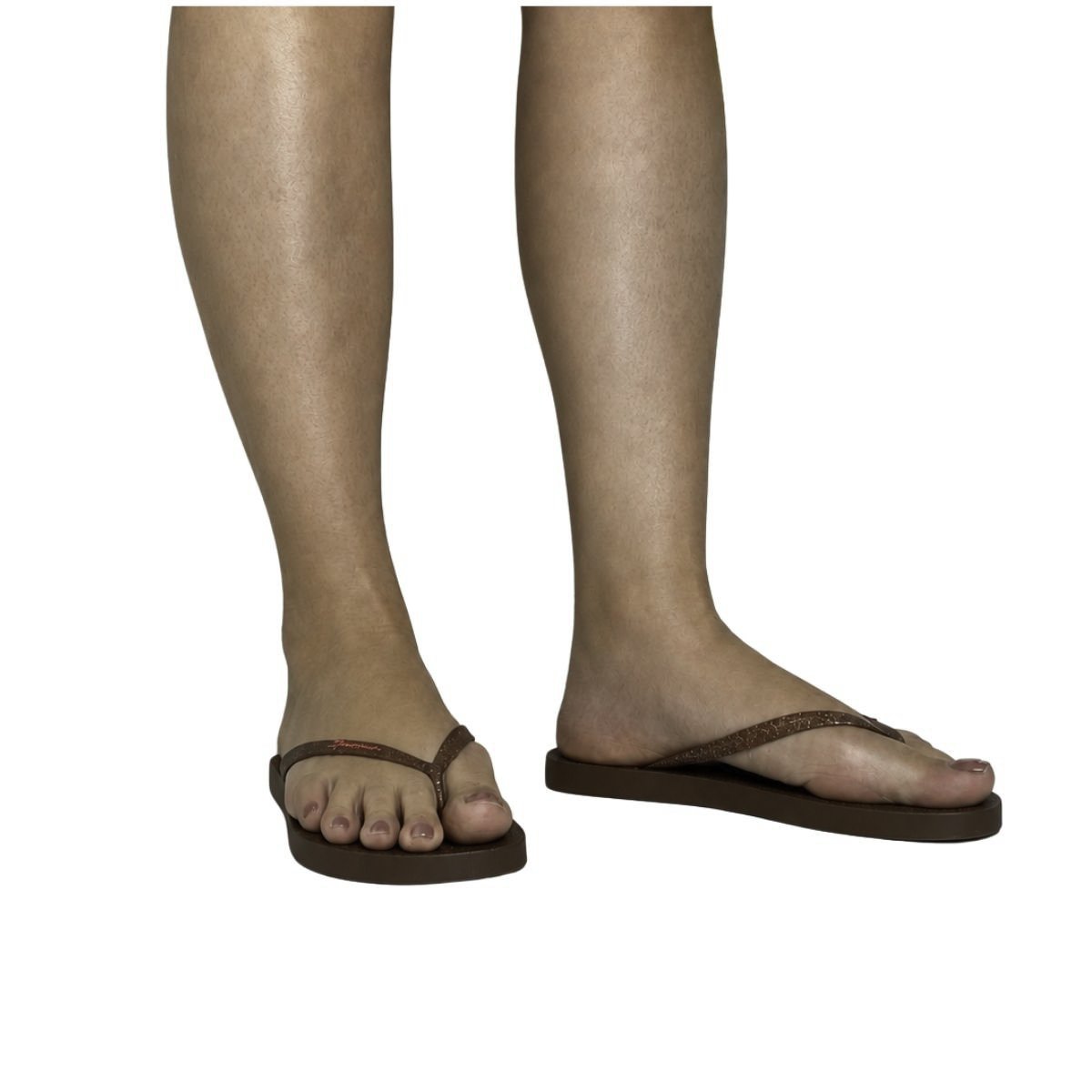 Chinelo Glitter Ipanema Feminino 26481 Marrom Marrom 2