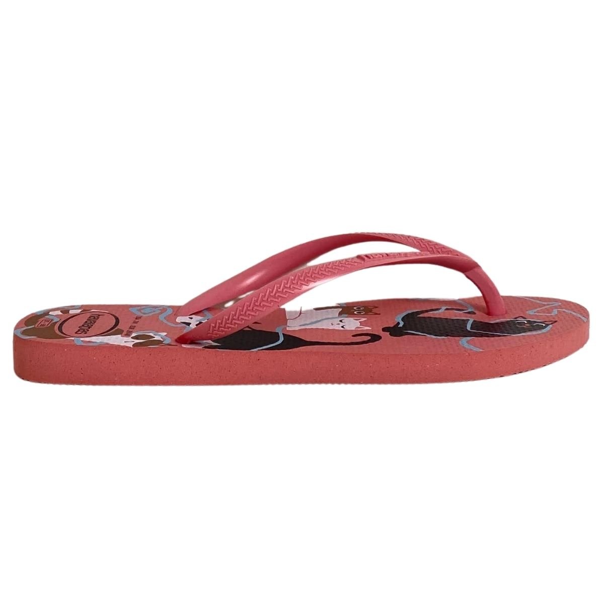 Chinelo Havaianas Feminino 4132567 Rosa Rosa 6