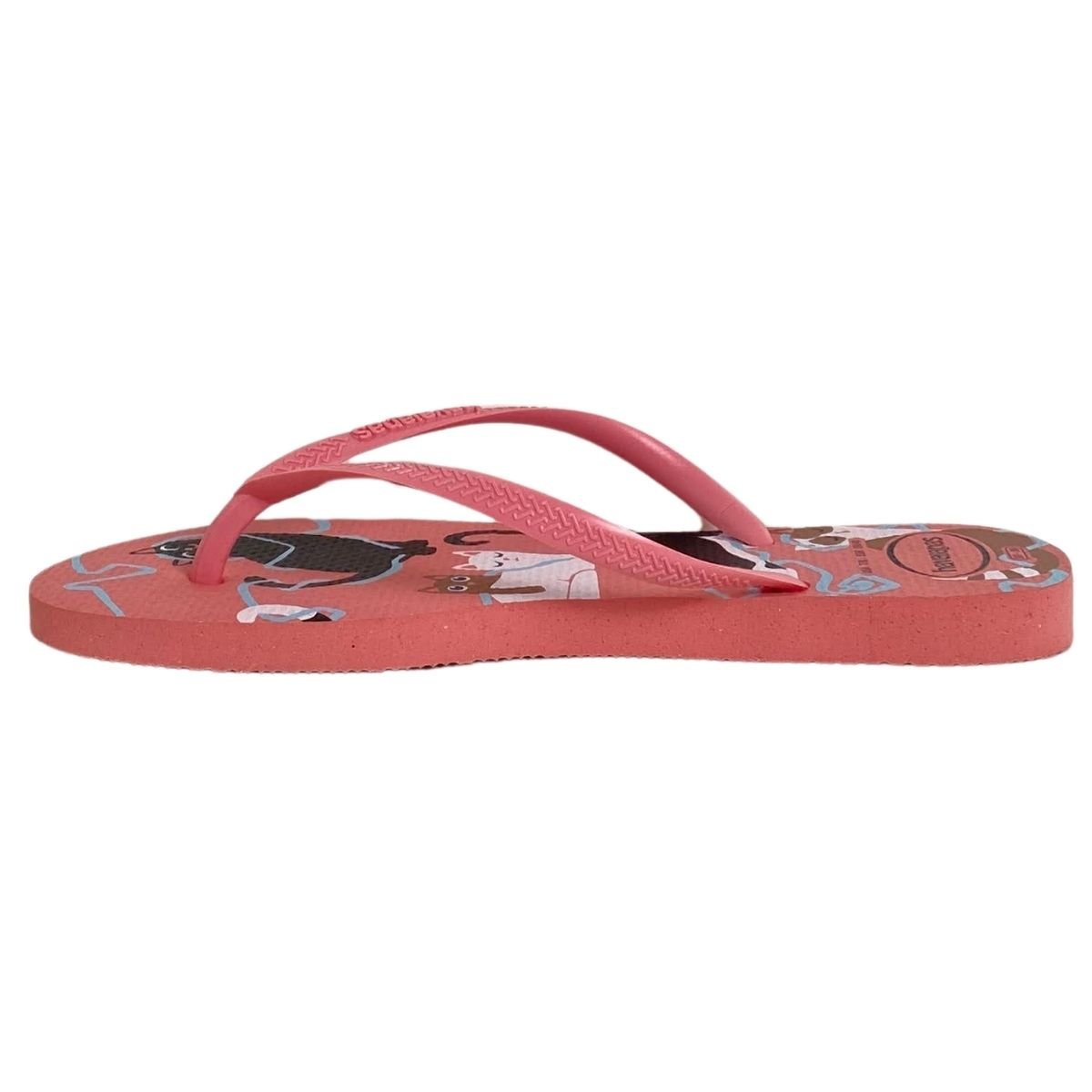 Chinelo Havaianas Feminino 4132567 Rosa Rosa 1