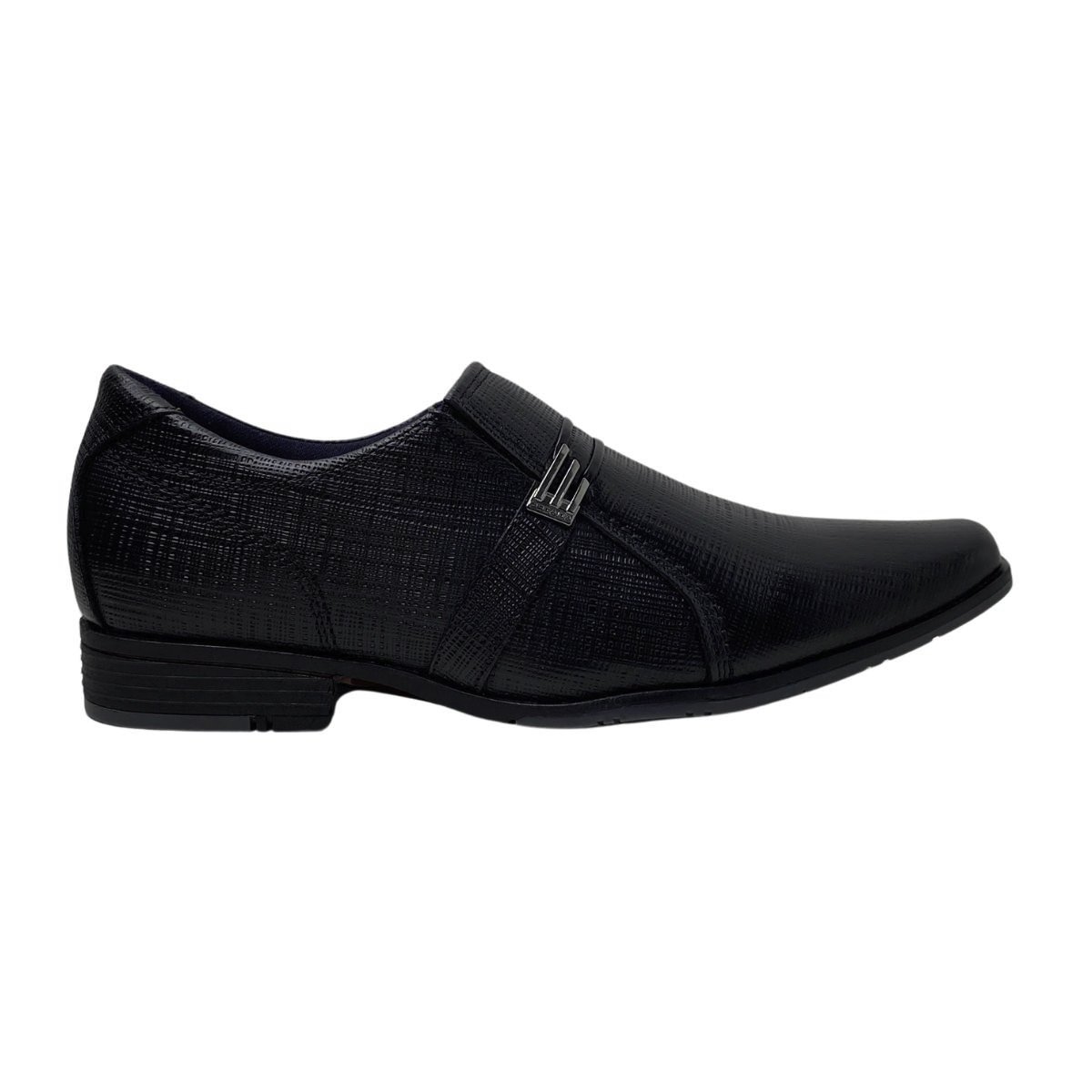 Sapato Social Couro Pegada Masculino 125813 Preto