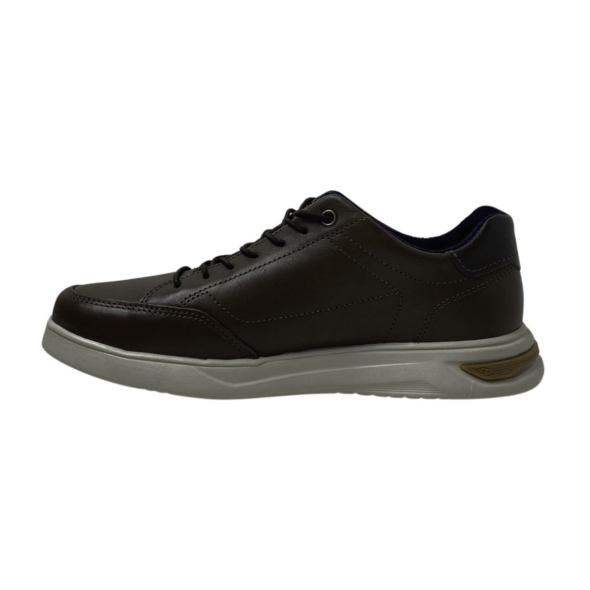 Sapatênis Couro Pegada Masculino 112403 Marrom Marrom 3