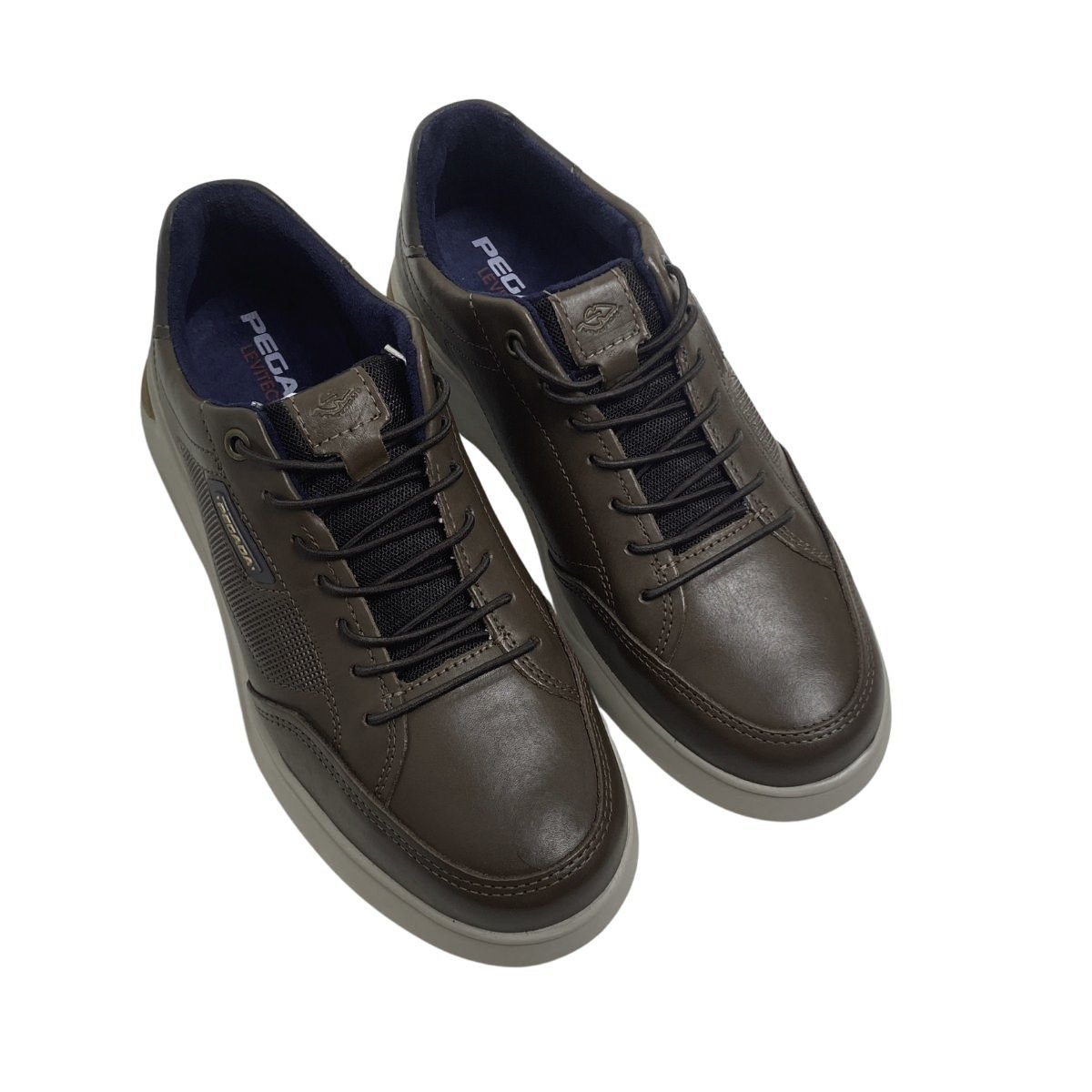 Sapatênis Couro Pegada Masculino 112403 Marrom Marrom 4